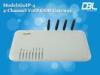 4 Sim Card VoIP GSM Wireless Gateway With ACD Monitoring , SIM Bank