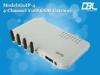 4 Channel VoIP SIP GSM Gateway With 4 SIM Card for Free Call , NAT Transversal