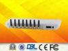VoIP 8 SIM Bank GoIP SMS Gateway WAN / LAN , Linux SMS IP Gateway