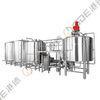 Craft Beer Brewing Equipment For Laboratory , Steam Heated 30 BBL Brewhouse 3mm