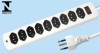 9 Outlets USB Brazil Power Strip with Inmetro approval