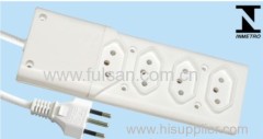 4 Outlets RJ45 Brazil Power Strip