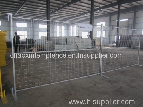 Galvanized temporary fencing, construction fencing, portable fence