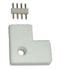 12v led lights connectors/ LED Strip Accessories 4-pin L Corner Connector