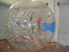 1.0mm TPU material Transparent Inflatable grass zorbing ball with soft cushion