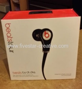 Beats Tour In-Ear High Performance Earbuds Headphones Without Mic All Black