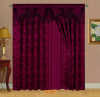 cationic tinted curtain with ball fringes