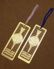 Metal bookmark by etching process of diverse designs