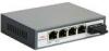 IEEE 802.3af 4 Channel IP 4 Port PoE Switch 10M / 100M With 1 Port Fiber