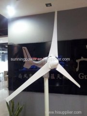 400w 3 blades off grid low noise high efficient low star up wind speed small wind generator