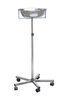 Medical Cart , Stainless Steel Mayo Trolley With Removable Bowl