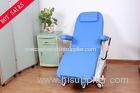 Semi Fowler Blood Drawing Chair , Mobile Patient Dialysis Chair