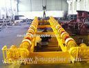 Yellow Cylinder Welding Rotator with 15Ton Loading , PU Pipe Rotators