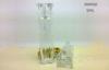 Custom 50ml Empty Cosmetic Glass Bottle For Perfume , Heart Shape