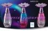 Ladies Glass Perfume Spray Bottles , Flower Shape 50ml Perfume Bottle