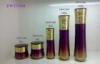 Lacquered Lotion Glass Bottles And Jars Glass Cosmetic Containers Set