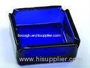 Beautiful Square Blue Glass Ashtray Glass Cigar Ashtrays DWAS07