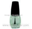 Clear 15ML UV Coated Glass Nail Polish Bottle with Drum Shape