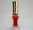 Transparent 6ml Flat Glass Nail Polish Bottles With UV Coated