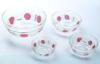 Home Decorative Glass Bowls Individual Glass Salad Bowls