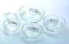 5 Piece Glass Bowl Set Glass Mixing Bowl Sets For Food Storage