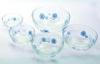 Home Clear Decorative Glass Bowls 5 Piece Glass Bowl Set