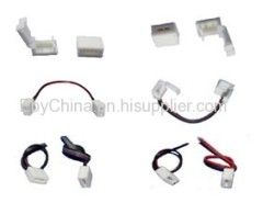 Waterproof LED Strip solderless Connector(silicon or epoxy glue)
