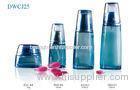 Cream Serum Packaging Bottles And Jars Blue With PP Metalized Pump