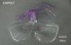 Crystal White 100ml Empty Glass Perfume Bottles Eye Glasses Designed