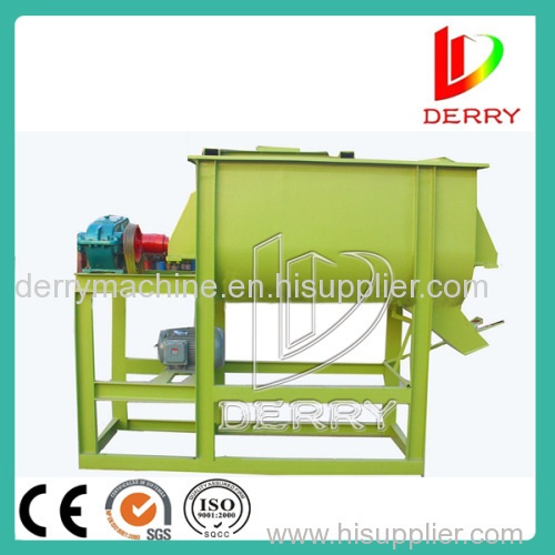 High efficient single shaft twin ribbon mixer for mixing feed/sand/cement/paint