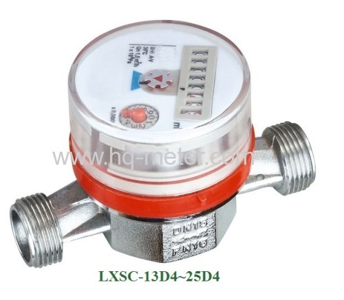 Single jet dry type Vane Wheel water meter