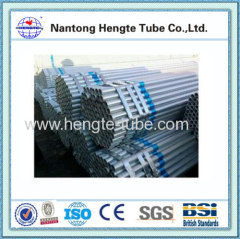 ASTM A53 hot dip galvanized steel pipe for fluid