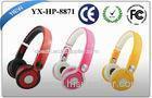 Multi - angle Foldable stereo headphones in metal rims with beautiful colors