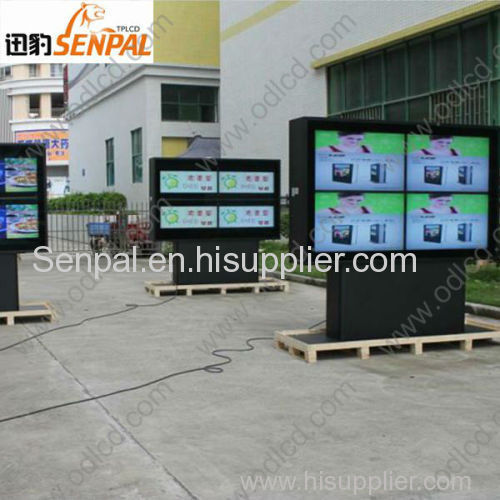 Super narrow bezelall weather outdoor lcd displays 2*2 vedio wall