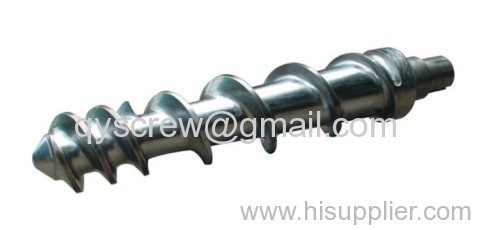 Bimetallic single screw for plastic barrel