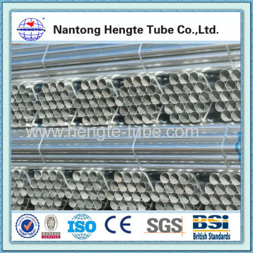 BS1387 1985 Cold rolled Galvanized steel pipe