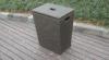 Washable Resin Wicker Storage Box for Indoor Bedroom Decorative