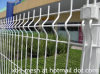 Welded wire mesh panel fence