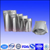 Aluminum foil Stand up ziplock silver bag