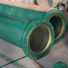 Polyurethane lined steel pipe