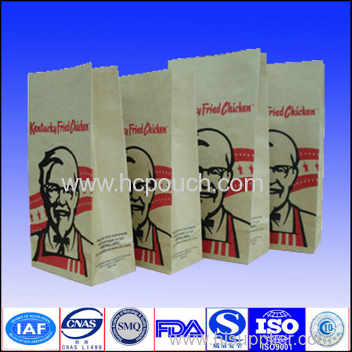 Eight sides seal food paper bag