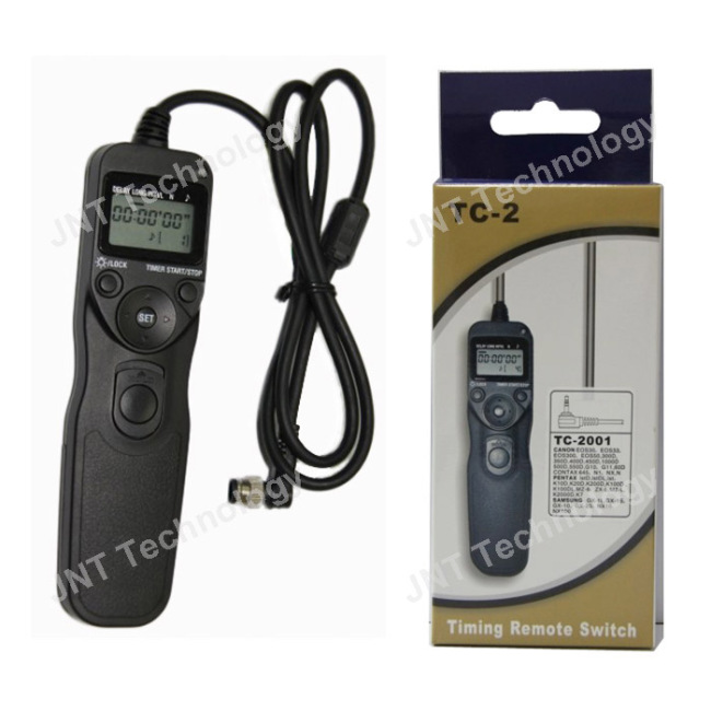 Hotselling LCD timer remote control for Canon 40D/50D/70D 5D Mark III