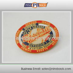 Hot sales high quality 1 inch baseball pin badge