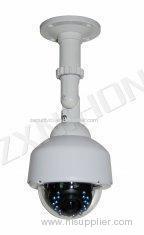3.5'' Vandalproof IR Dome Camera With SONY, SHARP Color CCD, 3-Axis Bracket, External Lens