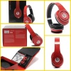 Red beats studio headphone by dr dre with new accessories and packing