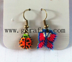 Colorful Spiky Rubber Earrings
