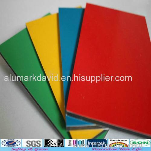 Standard size1220*2440 aluminum plastic sandwich composite panel for sale