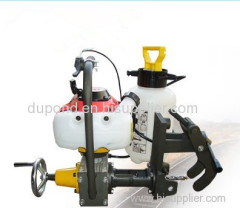 Inner-combustion rail drilling machine