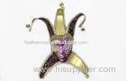 Traditional Venice Gold And Purple Decorative Masquerade Masks