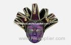Handmade Cool Full Face Purple Venetian Jester Masks For Male